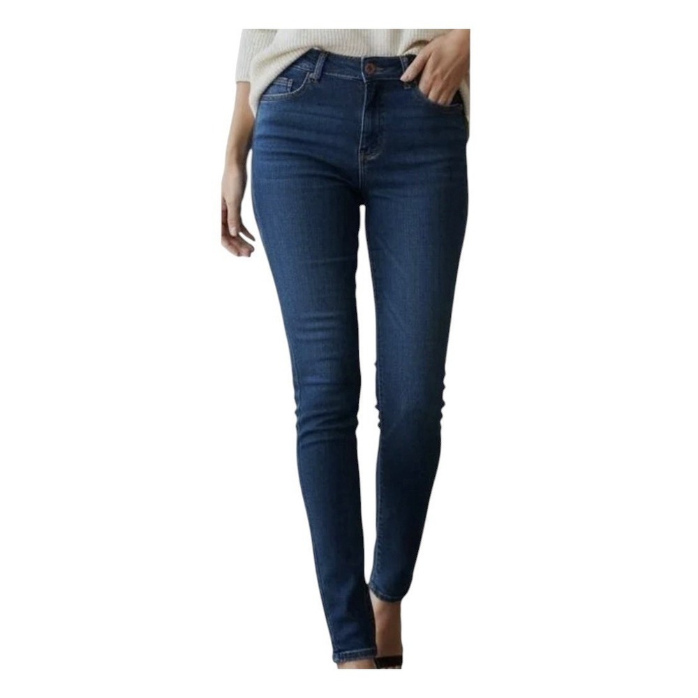 Anthropologie Pilcro and the Letterpress Jeans Womens Size 26 Blue Strech Skinny
